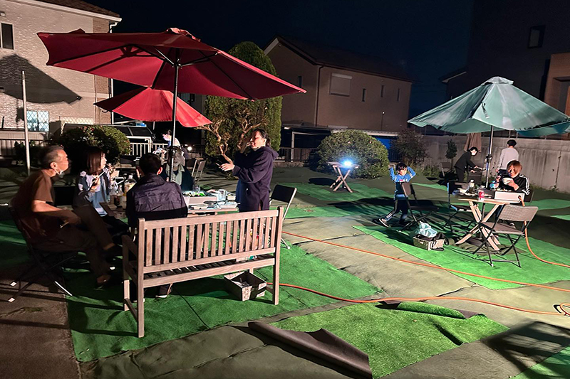 広々とした快適空間で楽しむBBQ